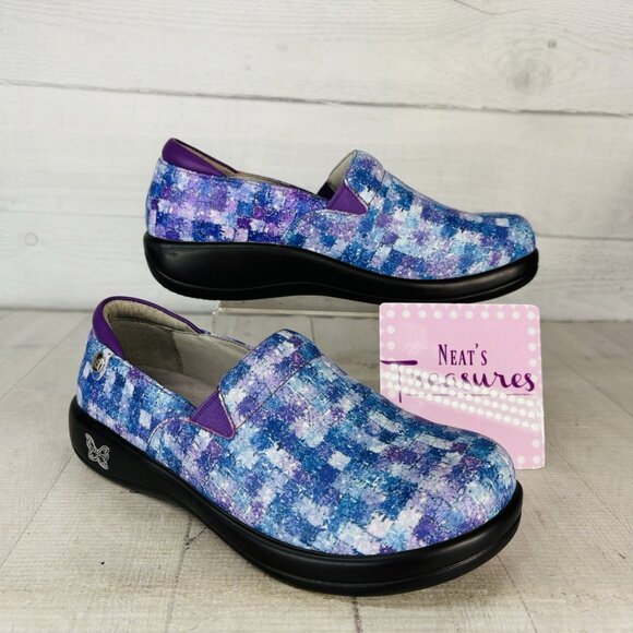 Alegria By PG Lite KEL-7839 PRETTY GRIDDY Multi Color Leather Shoes Sz 38 US 8 - Picture 2 of 16